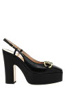 グッチ 【10周年記念クーポン！P4倍！】 GUCCI グッチ ブラック Black 'Charlotte' slingbacks パンプス レディース 春夏2023 723837BKO001000 【関税・送料無料】【ラッピング無料】 ju