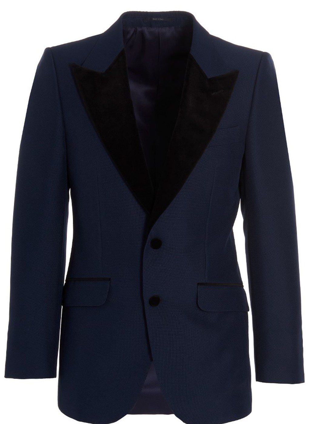 【土日限定クーポン配布中！】 GUCCI グッチ ブルー Blue Velvet lapels blazer jacket ジャケット メンズ 春夏2023 721142ZADVL4440 【関税・送料無料】【ラッピング無料】 ju