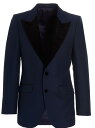 グッチ 【10周年記念クーポン！P4倍！】 GUCCI グッチ ブルー Blue Velvet lapels blazer jacket ジャケット メンズ 春夏2023 721142ZADVL4440 【関税・送料無料】【ラッピング無料】 ju