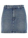 【1000円OFFクーポン配布中!!】 アルマリウム ARMARIUM スカート レディース ブルー Skirts 'Lula' mini skirt ARMTMSK07DE01005 Blue 関税 送料無料 ラッピング無料 2024SS ju