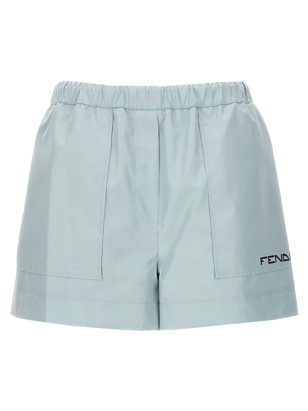 ꥯݥ桪 FENDI եǥ ֥롼 Light Blue Logo print shorts 硼 ǥ ղ2024 FAB368AQBOF08S8 ڴǡ̵ۡڥåԥ̵ ju