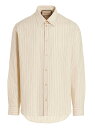 グッチ GUCCI グッチ ベージュ Beige Striped shirt シャツ メンズ 春夏2023 714693ZAEC19863 【関税・送料無料】【ラッピング無料】 ju