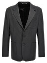 【本日ポイント4倍!!】 パーム エンジェルス PALM ANGELS ジャケット メンズ グレー Jackets 'Monogram Pocket' blazer PMEN044R24FAB00105050505 Gray 関税 送料無料 ラッピング無料 2024SS ju
