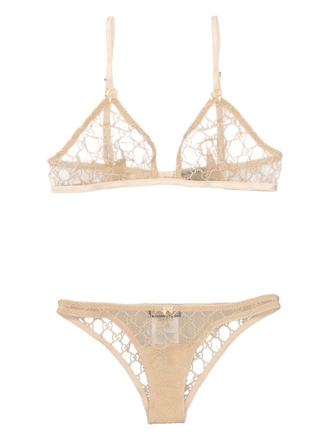 【土日限定クーポン配布中！】 GUCCI グッチ ベージュ Beige 'GG' lingerie set アンダーウェア レディース 春夏2023 730588XUAB79200 【関税・送料無料】【ラッピング無料】 ju