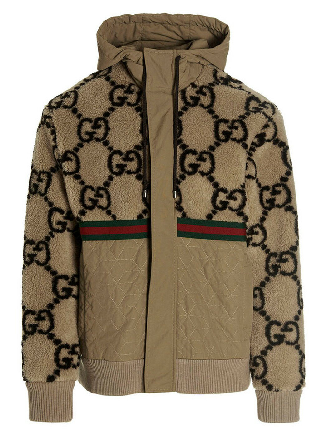 【土日限定クーポン配布中！】 GUCCI グッチ ブラウン Brown 'GG' jacquard jacket コート メンズ 春夏2023 706419XJETL2066 【関税・送料無料】【ラッピング無料】 ju