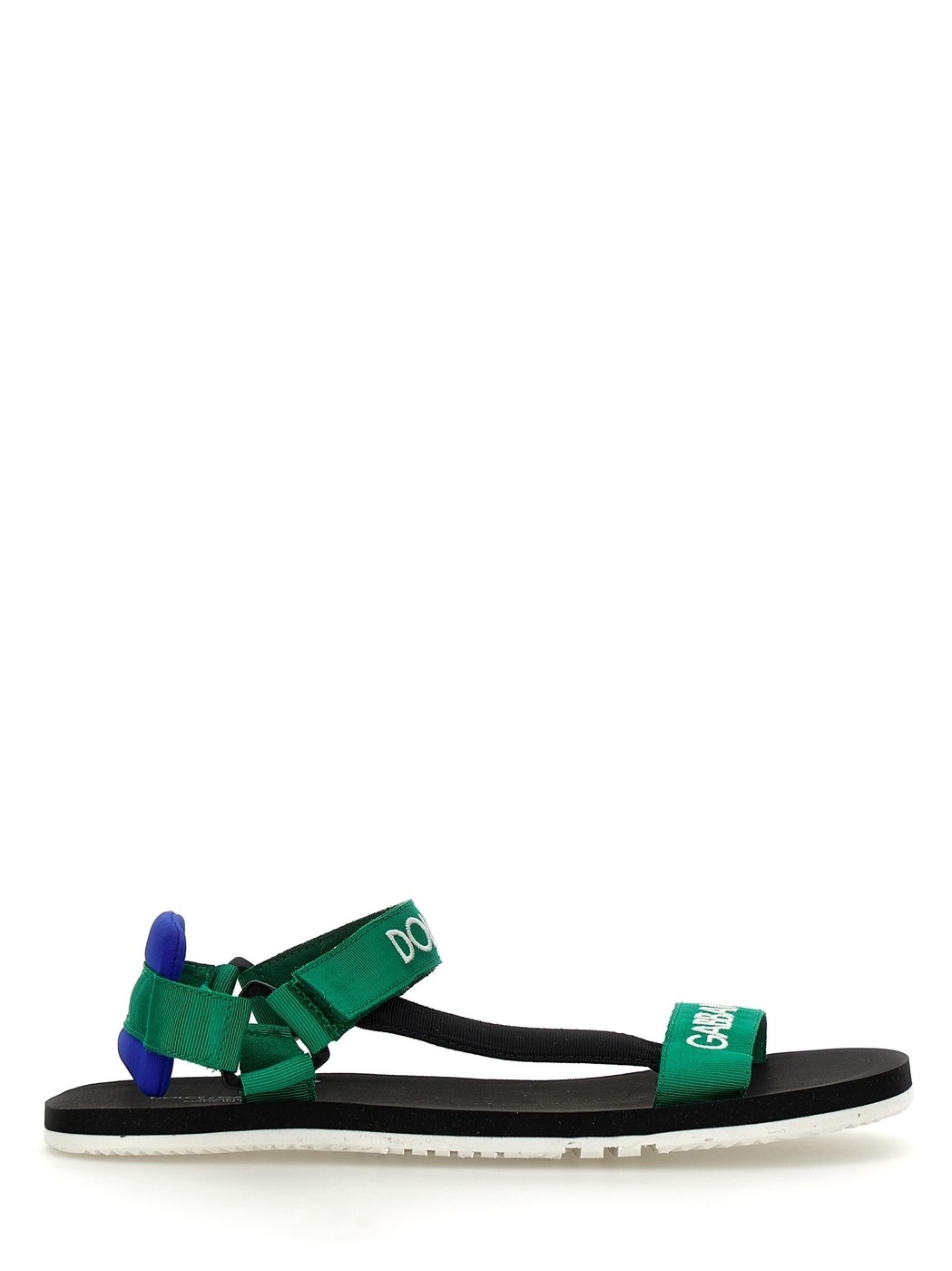 【土日限定クーポン配布中！】 DOLCE&GABBANA ドルチェ＆ガッバーナ グリーン Green Logo sandals サン..