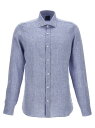 BARBA バルバ ブルー Light Blue 'The vintage shirt' shirt シャツ メンズ 春夏2024 LFU12P01401460003 【関税・送料無料】【ラッピング無料】 ju