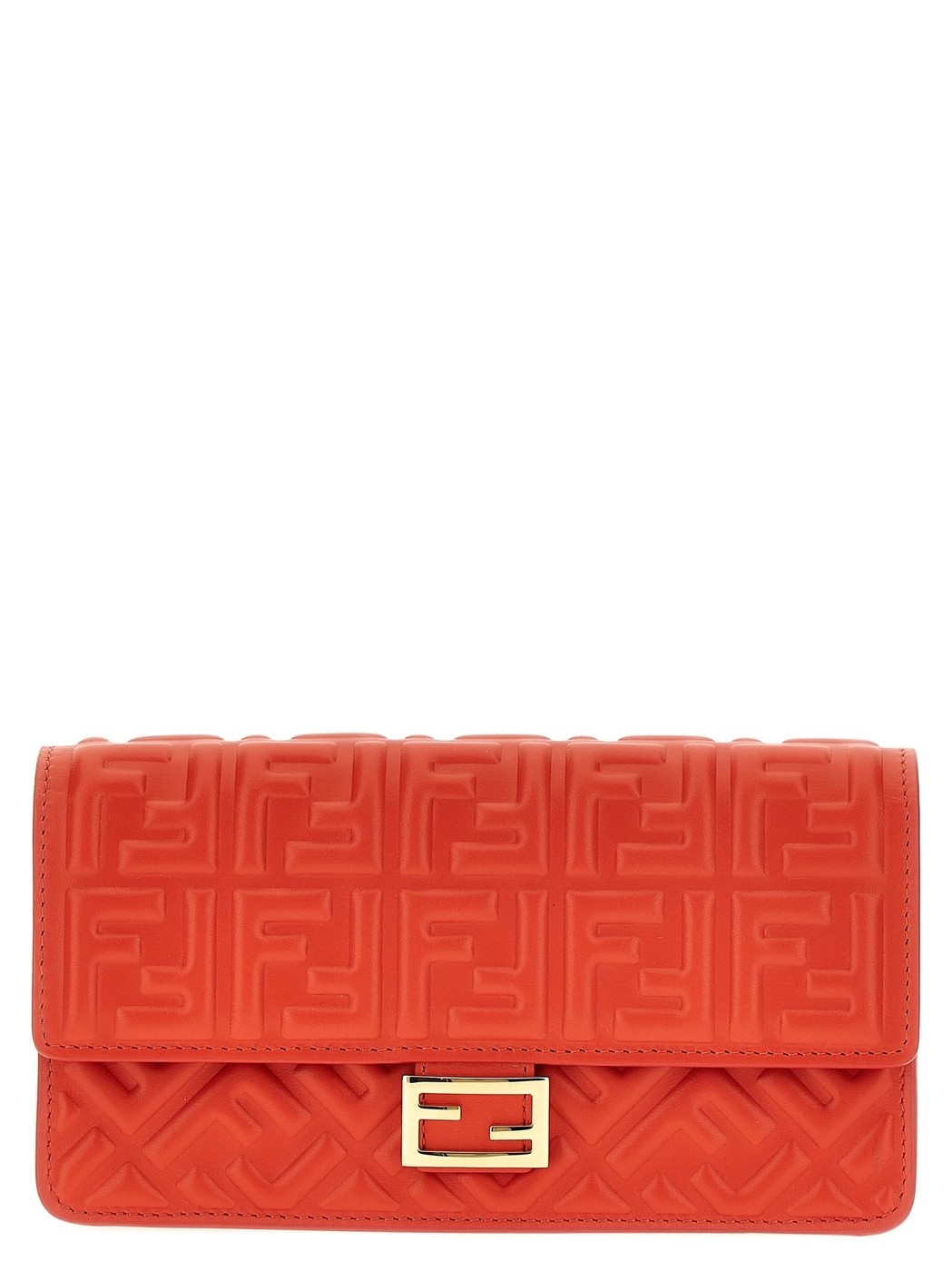 フェンディ 財布（レディース） 【土日限定クーポン配布中！】 FENDI フェンディ レッド Red 'Baguette' Wallet On Chain 財布 レディース 春夏2024 8M0498AAJDF1NPY 【関税・送料無料】【ラッピング無料】 ju