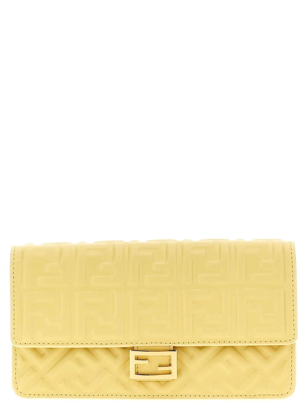 フェンディ 財布（レディース） FENDI フェンディ イエロー Yellow 'Baguette' Wallet On Chain 財布 レディース 春夏2024 8M0498AAJDF1NPV 【関税・送料無料】【ラッピング無料】 ju