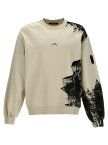 A-COLD-WALL ア コールドウォール ホワイト White/Black 'Bone Brushstroke' sweatshirt トレーナー メンズ 春夏2024 ACWMW184BONE 【関税・送料無料】【ラッピング無料】 ju