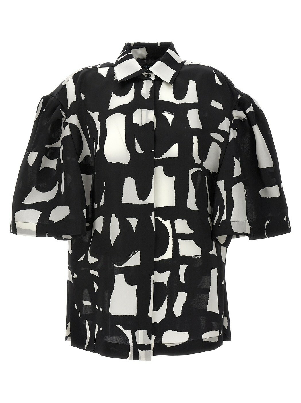 MAX MARA マックス マーラ ホワイト White/Black 'Carella' shirt シャツ レディース 春夏2024 CARELLA001 【関税・送料無料】【ラッピング無料】 ju