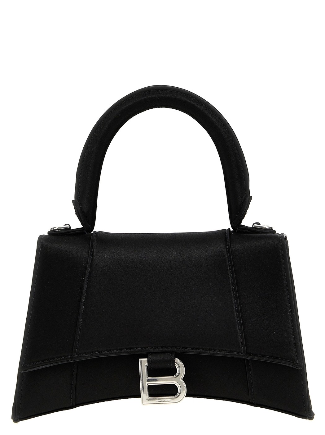 ハンドバッグ 【毎月1日はエントリーでポイント3倍！】 BALENCIAGA バレンシアガ ブラック Black 'Hourglass S' handbag バッグ レディース 春夏2024 5935462AATP1000 【関税・送料無料】【ラッピング無料】 ju