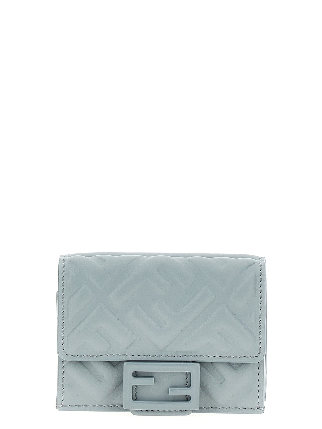 フェンディ 財布（レディース） FENDI フェンディ ブルー Light Blue 'Micro Trifold Baguette' wallet 財布 レディース 春夏2024 8M0395AQESF1NQ0 【関税・送料無料】【ラッピング無料】 ju