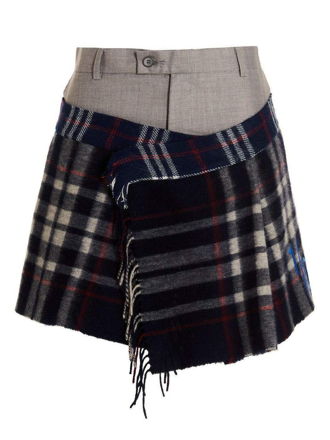 1/OFF マルチカラー Multicolor 'Check Scarf Reworked' skirt スカート レディース 秋冬2022 22142192  ju