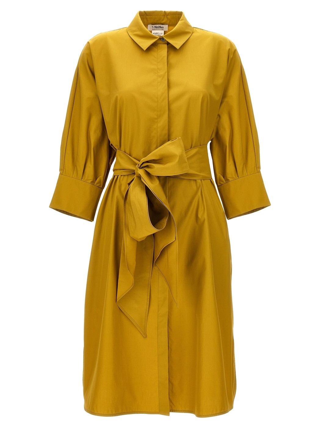 マックスマーラ　ドレス MAX MARA マックス マーラ イエロー Yellow 'Tabata' dress ドレス レディース 春夏2024 TABATA006 【関税・送料無料】【ラッピング無料】 ju