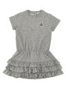 MONCLER ENFANT モンクレール アンファン グレー Gray Flounce dress ...