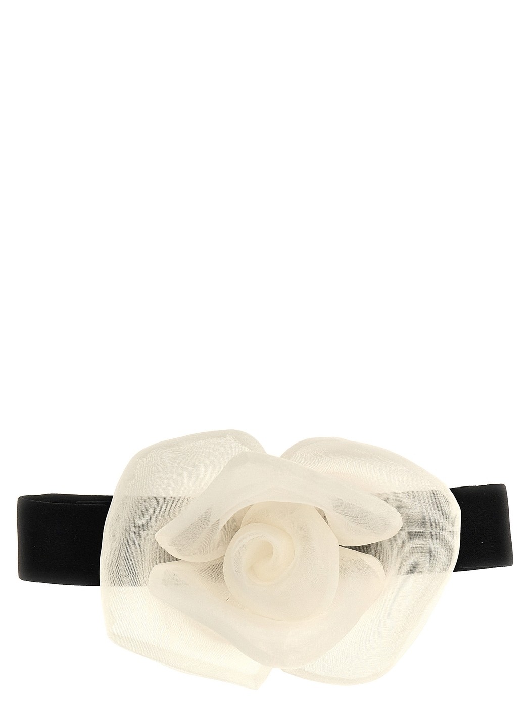 DOLCE&GABBANA ɥ&åС ۥ磻 White/Black Flower choker 奨꡼ ǥ ղ...