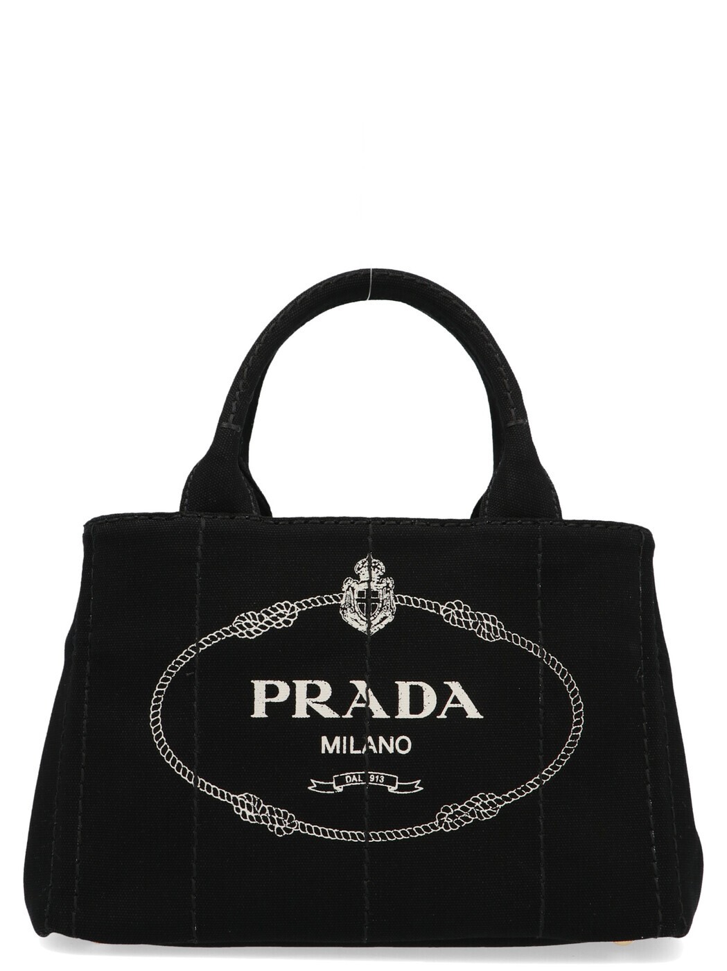 プラダ トートバッグ（レディース） 【楽天スーパーSALE!!300000円以上10000円OFFクーポン対象】 PRADA プラダ ブラック Black Logo hand bag トートバッグ レディース 春夏2024 1BG439VROOZKIF0N12 【関税・送料無料】【ラッピング無料】 ju