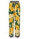 DOLCE&GABBANA ドルチェ&ガッバーナ イエロー Yellow 'Rose Gialle' pants パンツ レディース 春夏2024 FTAMPTGDA9CHA3VO 【関税・送料無料】【ラッピング無料】 ju