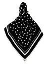 【15,000円以上1,000円OFF!!】 DOLCE&GABBANA ドルチェ&ガッバーナ ホワイト White/Black Polka dot scarf ファッション小物 レディース 春夏2024 FN090RGDCFXHNBEW 【関税・送料無料】【ラッピング無料】 ju