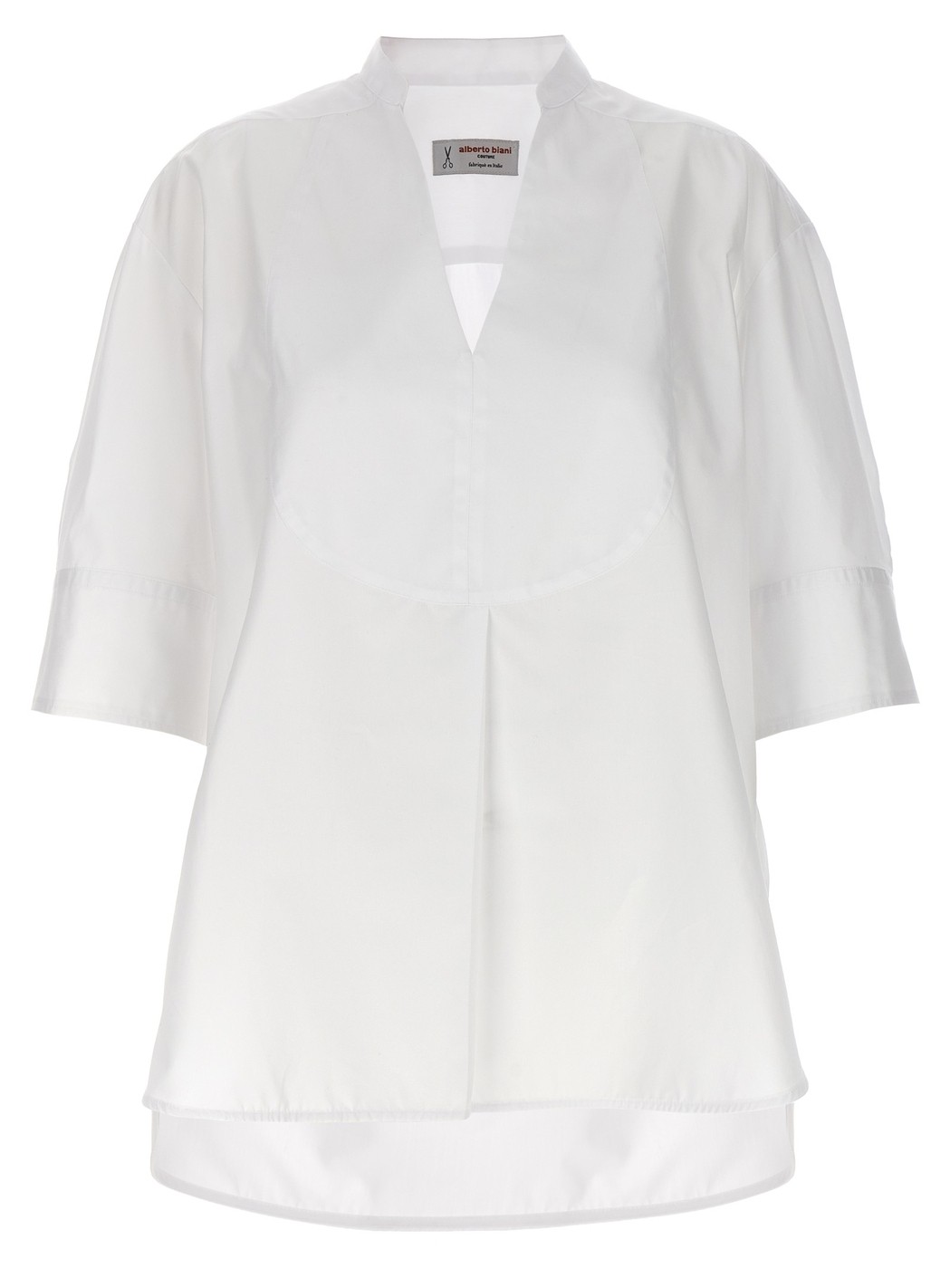 【土日限定クーポン配布中！】 ALBERTO BIANI アルベルト ビアーニ ホワイト White Tuxedo shirt シャツ レディース 春夏2024 MM816CO013510 【関税・送料無料】【ラッピング無料】 ju