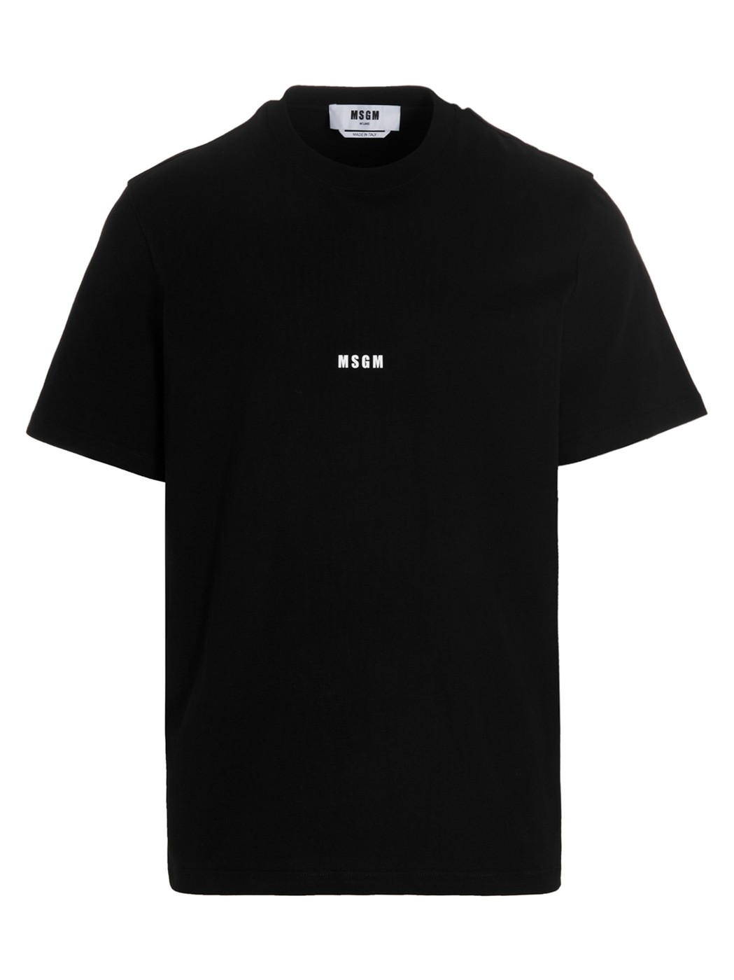 【0のつく日は全商品ポイント4倍】 MSGM エムエスジーエム ブラック Black Logo t-shirt Tシャツ メンズ 春夏2024 2000MM50020000299 【関税・送料無料】【ラッピング無料】 ju