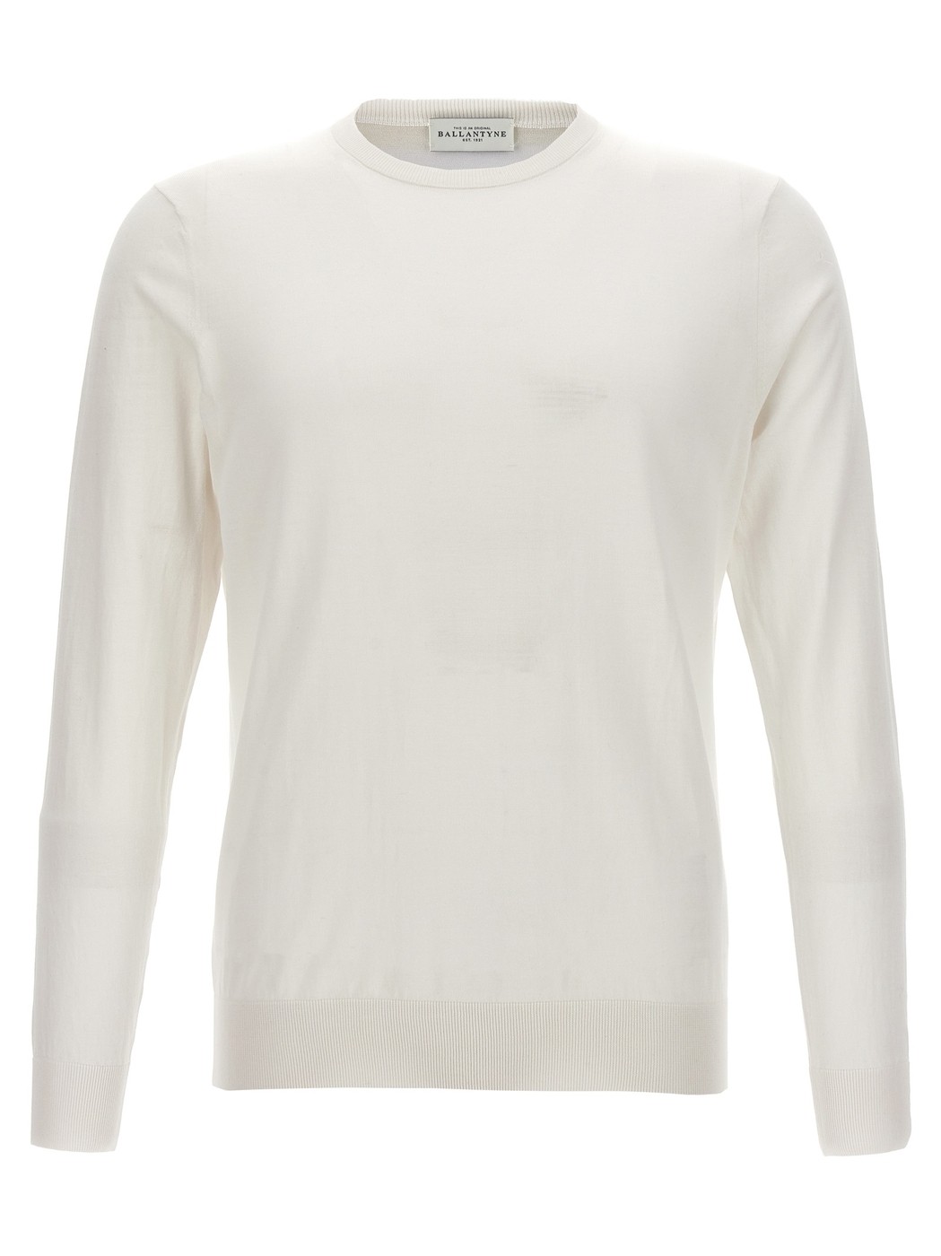 【土日限定クーポン配布中！】 BALLANTYNE バランタイン ホワイト White Cotton sweater ニットウェア メンズ 春夏2024 B2P00018C2310156 【関税・送料無料】【ラッピング無料】 ju