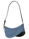  MUGLER ミュグレー ブルー Blue 'medium denim spiral curve 01' shoulder bag バッグ レディース 春夏2024 24P10SA00042113074  ju