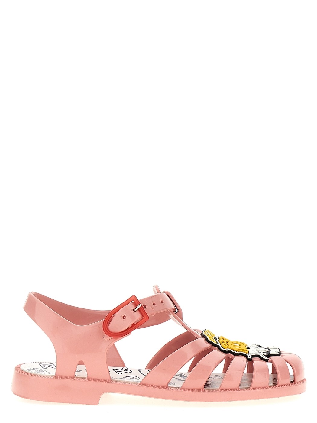 【土日限定クーポン配布中！】 KENZO ケンゾー ピンク Pink Logo sandals サンダル ガールズ 春夏2024 ..