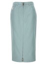 【15,000円以上ご購入で1,000円OFF！】 FENDI フェンディ ブルー Light Blue Denim midi skirt スカート レディース 春夏2024 FLQ585AOE7F08S8 【関税・送料無料】【ラッピング無料】 ju