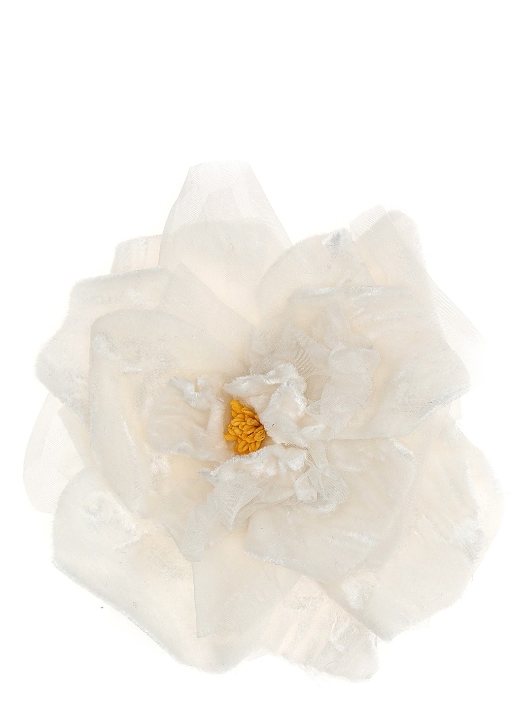 【本日5の付く日ポイント4倍!】 DOLCE&GABBANA ドルチェ&ガッバーナ ホワイト White Flower brooch ジュエリー メンズ 春夏2024 GY008AGH873S8000 【関税・送料無料】【ラッピング無料】 ju