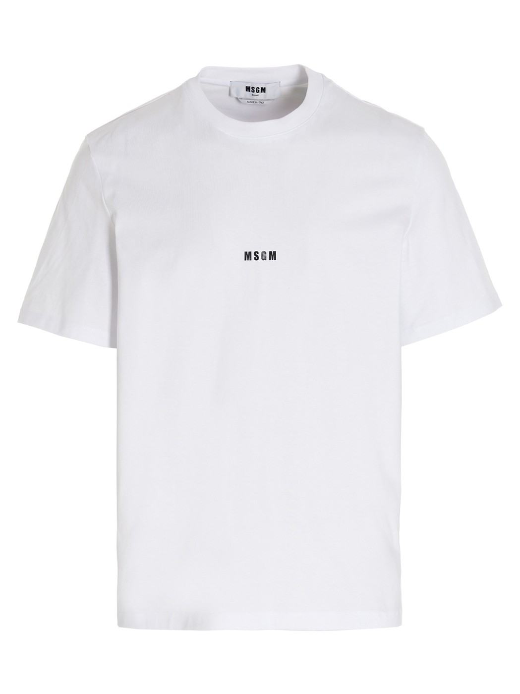 【0のつく日は全商品ポイント4倍】 MSGM エムエスジーエム ホワイト White Logo t-shirt Tシャツ メンズ 春夏2024 2000MM50020000201 【関税・送料無料】【ラッピング無料】 ju