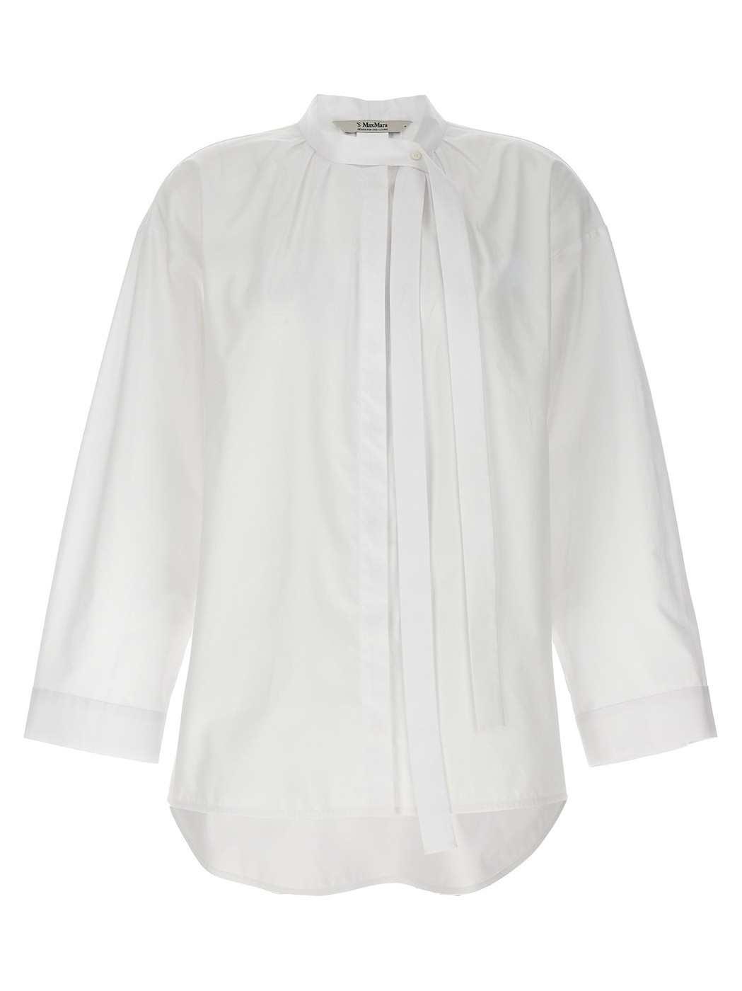 【土日限定クーポン配布中！】 MAX MARA マックス マーラ ホワイト White 'Filippa' shirt シャツ レディース 春夏2024 FILIPPA001 【関税・送料無料】【ラッピング無料】 ju