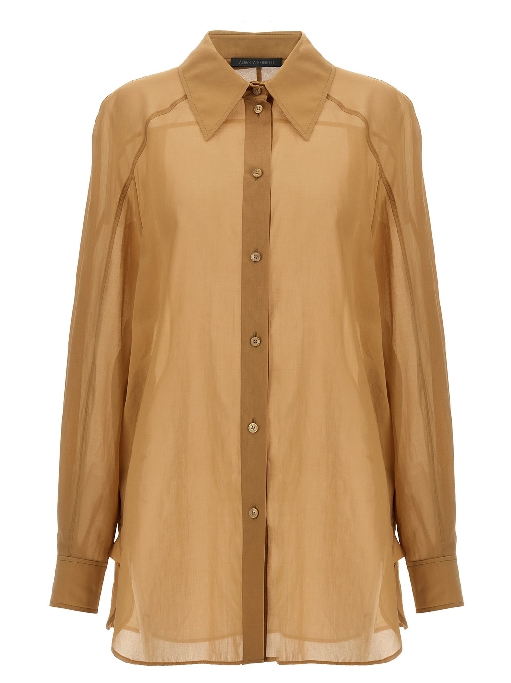 【土日限定クーポン配布中！】 ALBERTA FERRETTI アルベルタ フェレッティ ベージュ Beige Cotton shirt シャツ レディース 春夏2024 A022701280019 【関税・送料無料】【ラッピング無料】 ju