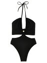 【10周年記念クーポン！P4倍！】 MAX MARA マックス マーラ ブラック Black 'Cleopatra' one-piece swimsuit スイムウェア レディース 春夏2024 CLEOPATRA001 【関税・送料無料】【ラッピング無料】 ju