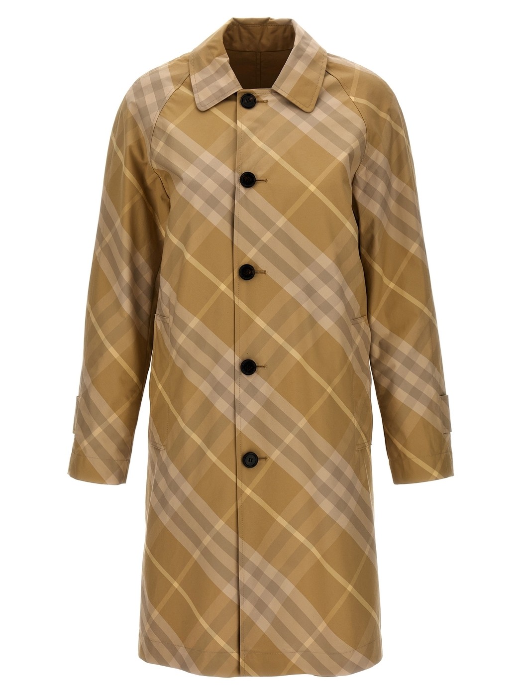 BURBERRY バーバリー ベージュ Beige Check reversible coat コート レディース 春夏2024 8083625FLAX 【関税・送料無料】【ラッピング無料】 ju