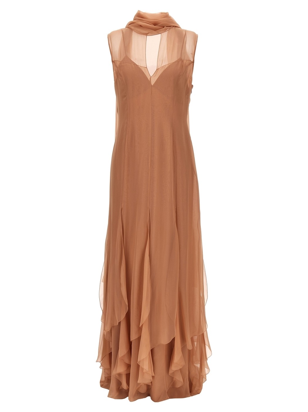 【土日限定クーポン配布中！】 ALBERTA FERRETTI アルベルタ フェレッティ ピンク Pink Long chiffon dress ドレス レディース 春夏2024 V041501140169 【関税・送料無料】【ラッピング無料】 ju