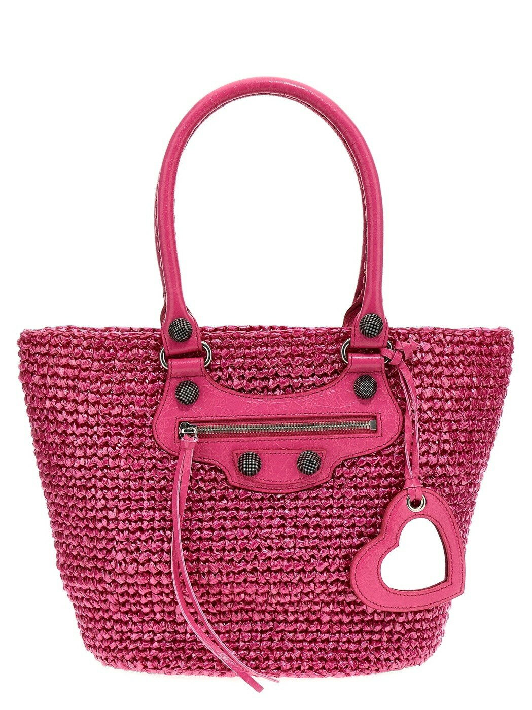 バレンシアガ トートバッグ（レディース） BALENCIAGA バレンシアガ ピンク Pink 'Le Cagole Panier' shopping bag トートバッグ レディース 春夏2024 7861882AA195511 【関税・送料無料】【ラッピング無料】 ju