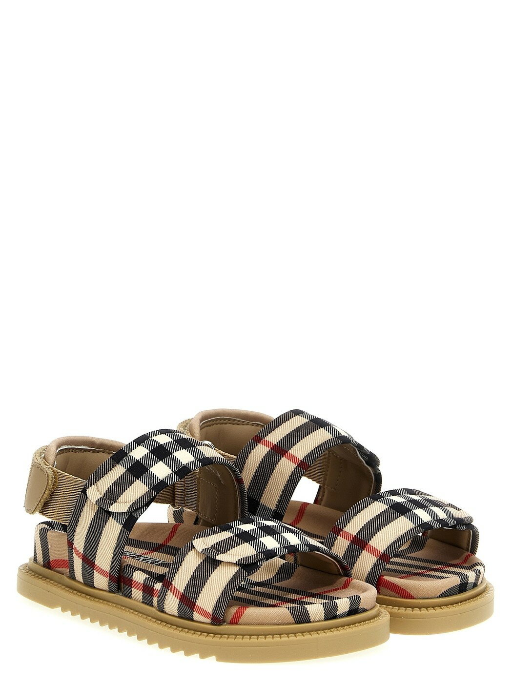 【土日限定クーポン配布中！】 BURBERRY バーバリー ベージュ Beige 'Jamie' sandals サンダル ガール..