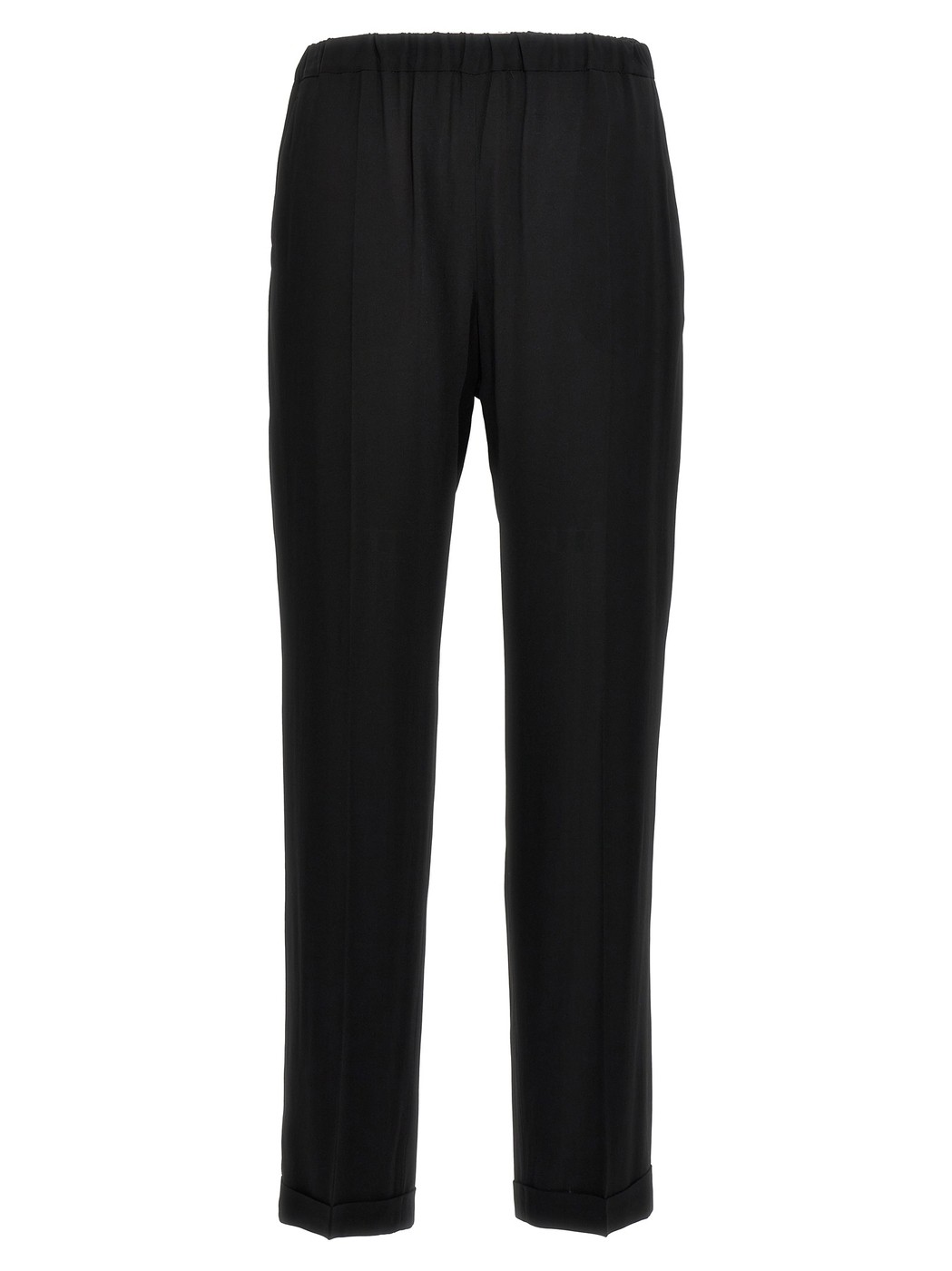 ALBERTO BIANI ٥ ӥ ֥å Black Crepe georgette pants ѥ ǥ ղ2024 CC801VI008190 ڴǡ̵ۡڥåԥ̵ ju