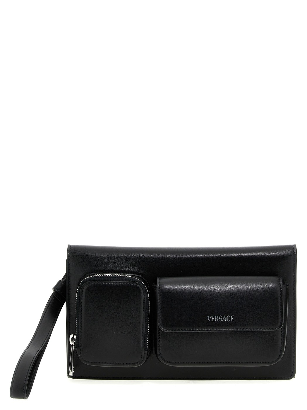 【本日5の付く日ポイント4倍!】 VERSACE ヴェルサーチ ブラック Black 'Cargo' pouch クラッチバッグ メンズ 春夏2024 10144441A080271B00P 【関税・送料無料】【ラッピング無料】 ju