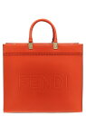 【本日5の付く日ポイント4倍!!】 FENDI フェンディ レッド Red Medium 'Fendi Sunshine' shopping bag トートバッグ レディース 春夏2024 8BH386AQF5F1NPY 【関税・送料無料】【ラッピング無料】 ju