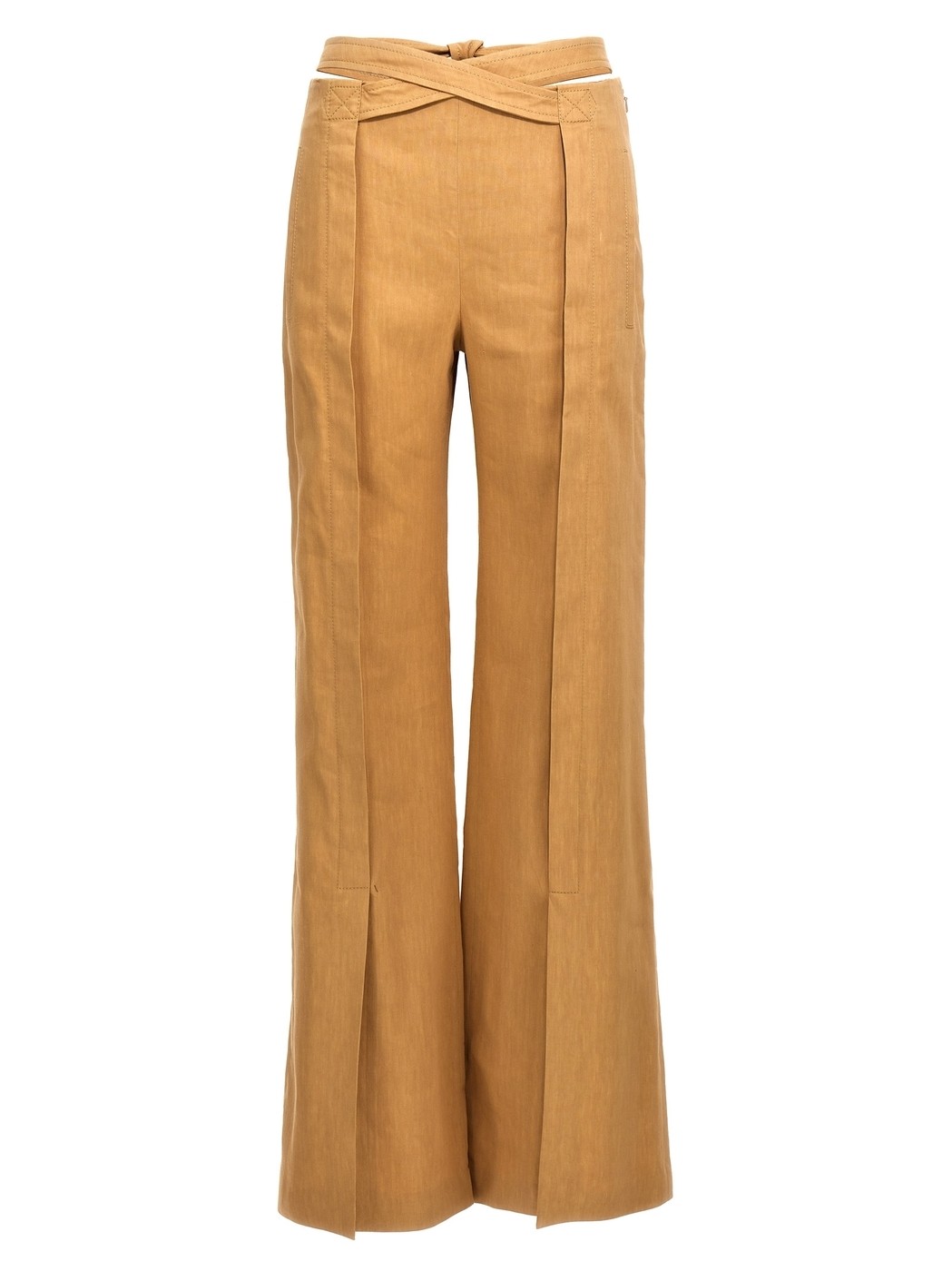 【土日限定クーポン配布中！】 ALBERTA FERRETTI アルベルタ フェレッティ ベージュ Beige Twill flare pants パンツ レディース 春夏2024 A030201290018 【関税・送料無料】【ラッピング無料】 ju