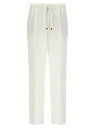 ブルネロ・クチネリ BRUNELLO CUCINELLI ブルネロ クチネリ ホワイト White Linen pence pants パンツ メンズ 春夏2024 M243DE1710C2200 【関税・送料無料】【ラッピング無料】 ju