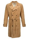 【15,000円以上1,000円OFF!!】 BRUNELLO CUCINELLI ブルネロ クチネリ ベージュ Beige Suede trench coat コート メンズ 春夏2024 MPCAI1976CFP05 【関税・送料無料】【ラッピング無料】 ju