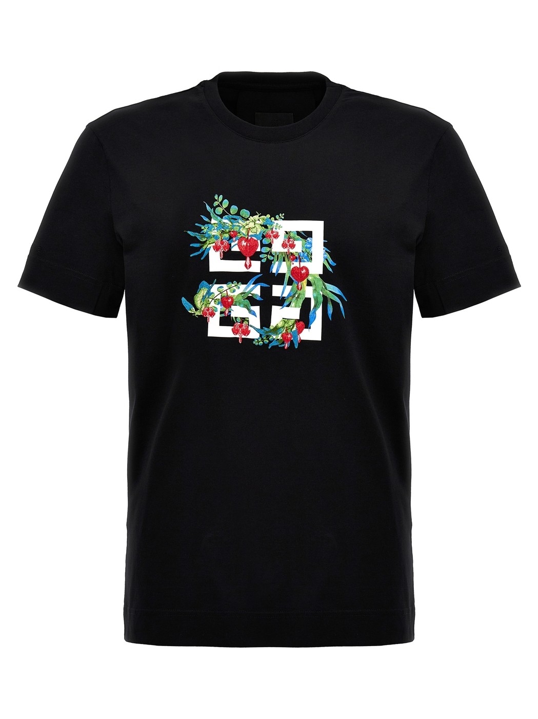 【本日5の付く日ポイント4倍!】 GIVENCHY ジバンシィ ブラック Black Embroidery logo T-shirt Tシャツ メンズ 春夏2024 BM716G3YJX001 【関税・送料無料】【ラッピング無料】 ju
