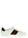 グッチ GUCCI スニーカー メンズ ホワイト Sneakers 'Ace' sneakers 757892AACAG9055 White 関税 送料無料 ラッピング無料 2024SS ju