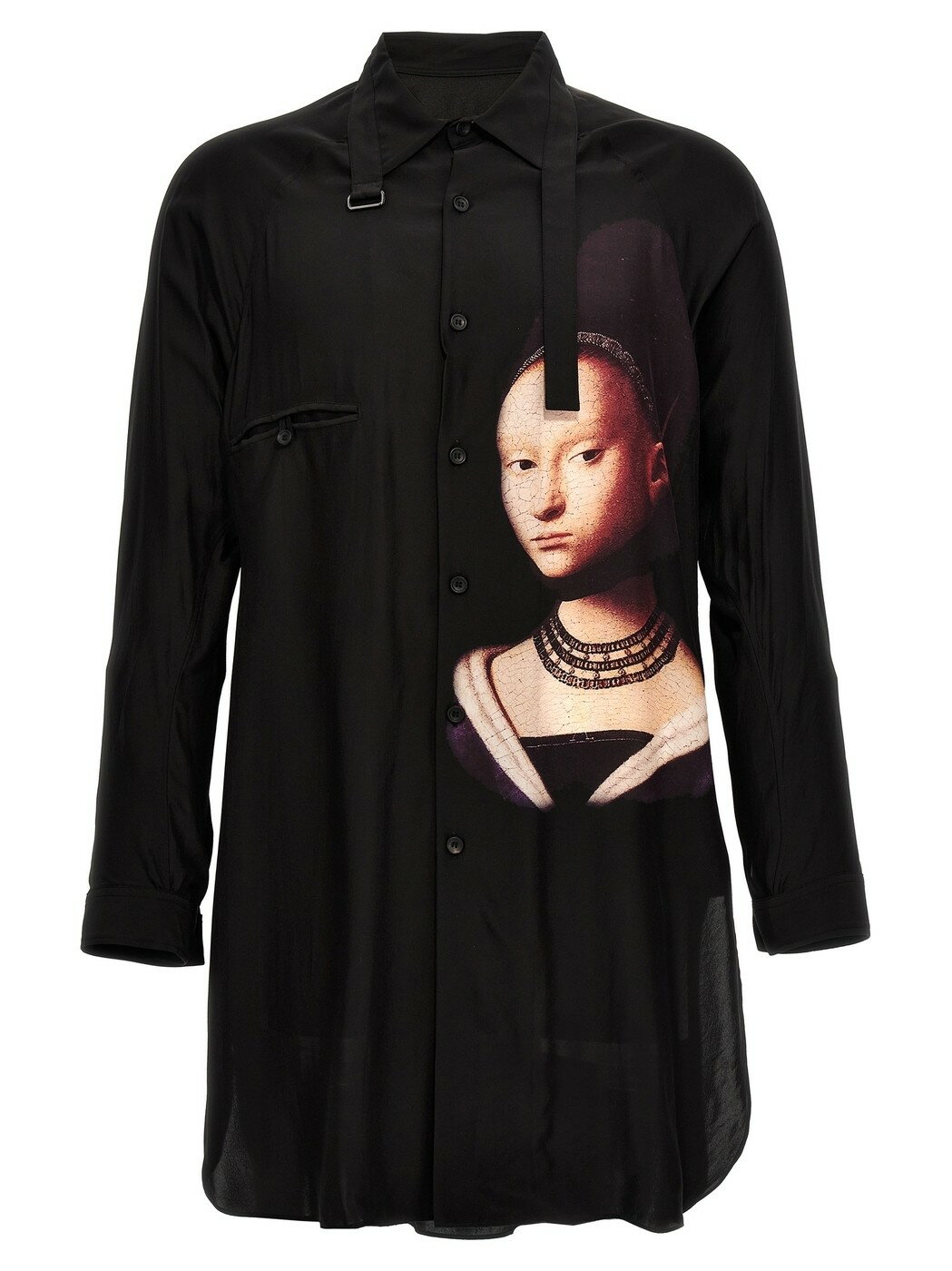 【本日5の付く日ポイント4倍!】 YOHJI YAMAMOTO ヨウジ ヤマモト ブラック Black 'M-Young Girl' shirt シャツ メンズ 春夏2024 HSB49408BLACK1 【関税・送料無料】【ラッピング無料】 ju