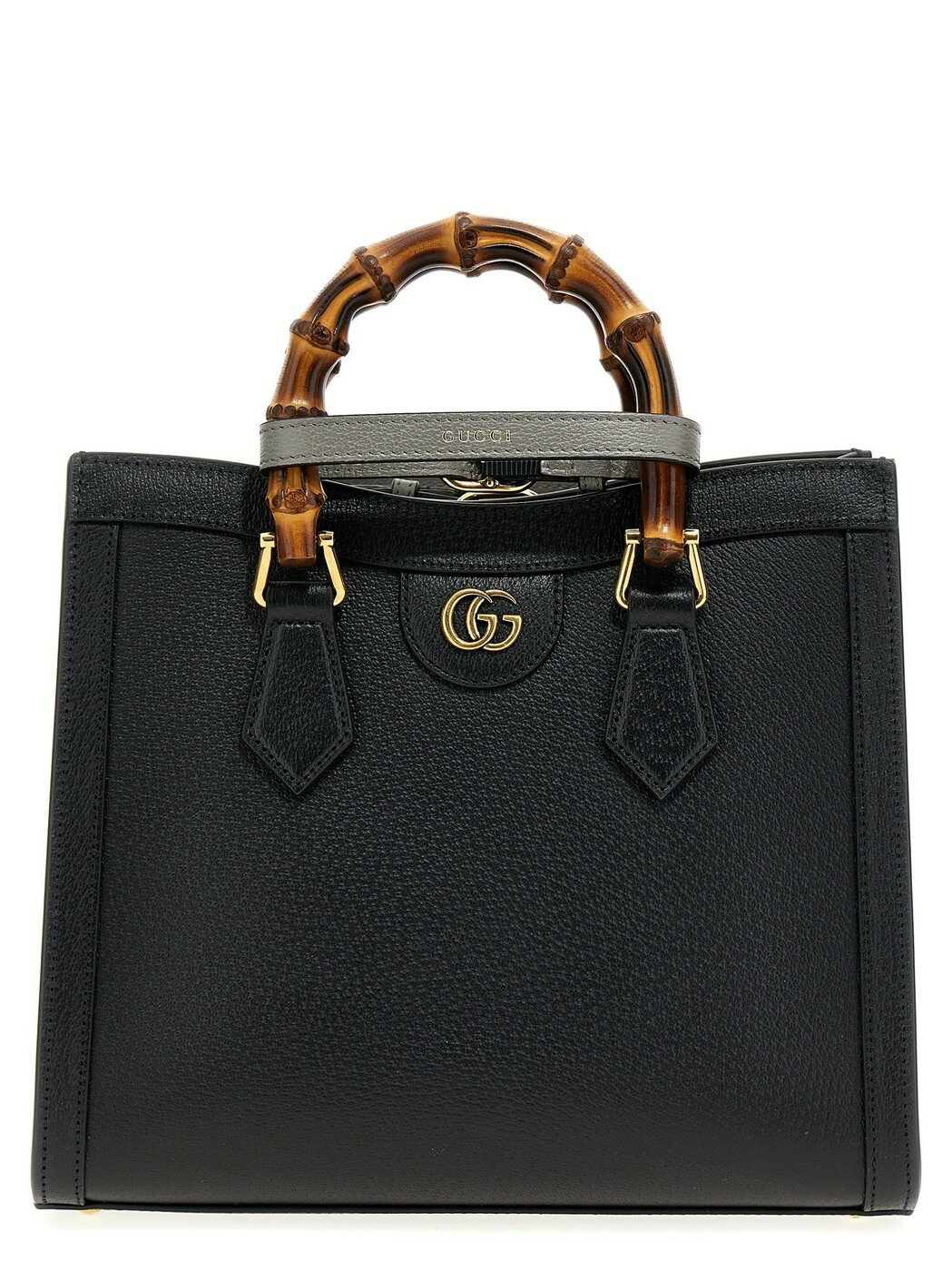 【毎月1日はエントリーでポイント3倍！】 GUCCI グッチ ブラック Black 'Gucci Diana' shopping bag トートバッグ レディース 春夏2024 702721U3ZDT1073 【関税・送料無料】【ラッピング無料】 ju