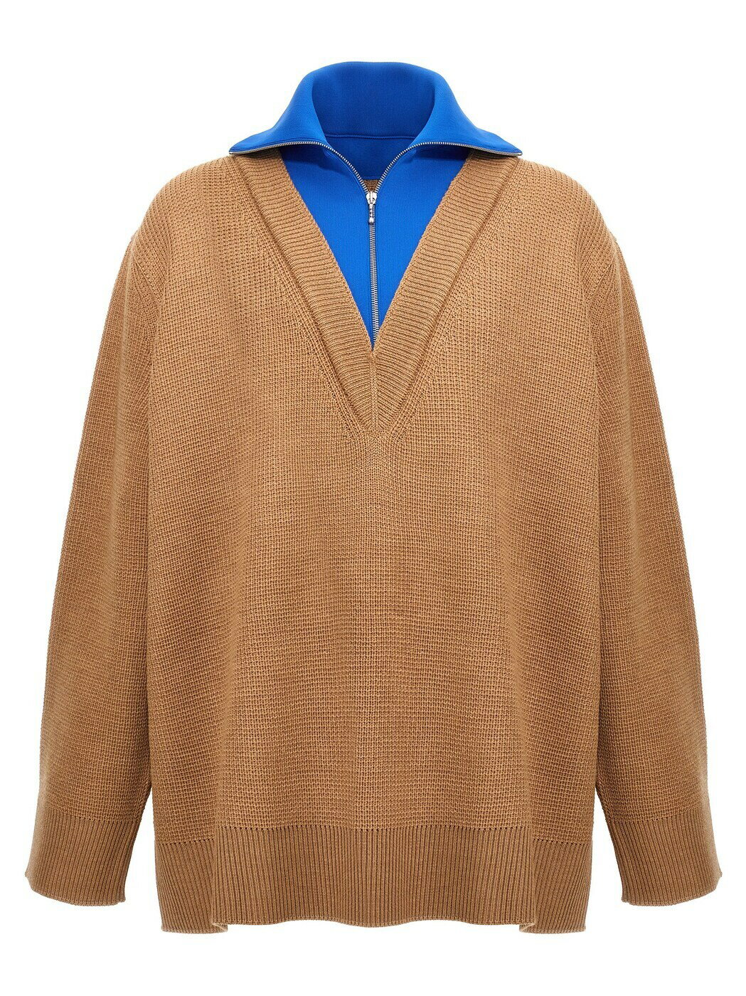 JIL SANDER ジル サンダー マルチカラー Multicolor Half zip insert sweater ニットウェア メンズ 春夏2024 J22GP0185J14689293 【関税・送料無料】【ラッピング無料】 ju